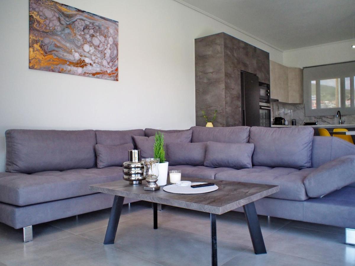 Nostos Luxury Villas With Private Pool In Nafpaktos Exteriör bild