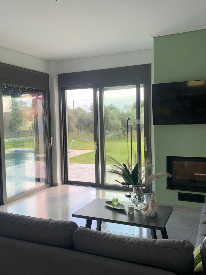 Nostos Luxury Villas With Private Pool In Nafpaktos Exteriör bild