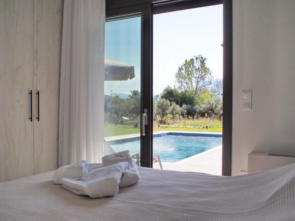 Nostos Luxury Villas With Private Pool In Nafpaktos Exteriör bild
