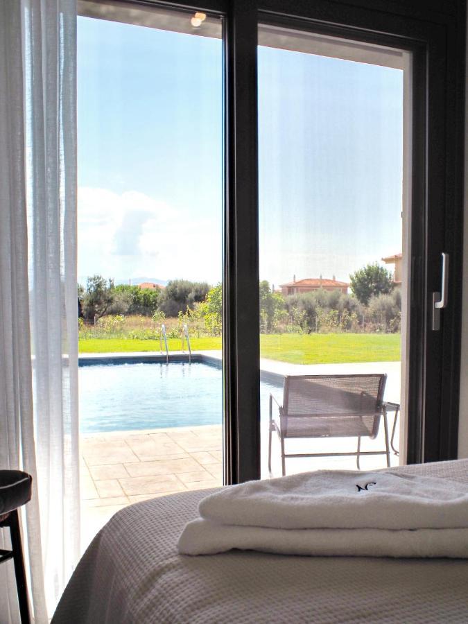 Nostos Luxury Villas With Private Pool In Nafpaktos Exteriör bild