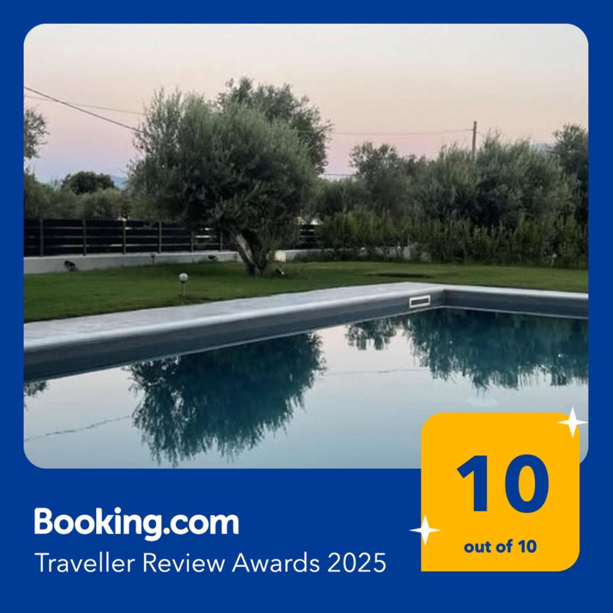 Nostos Luxury Villas With Private Pool In Nafpaktos Exteriör bild